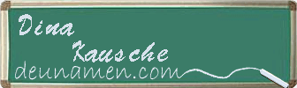 Dina Kausche Visitenkarte